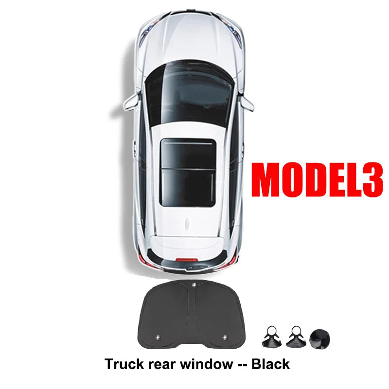 Tesla Model 3 Highland Window Sun Shade & Privacy Blind