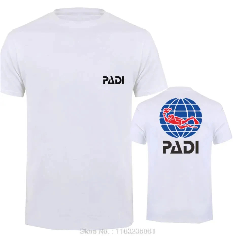 Men's Scuba Diving Cotton Crew Neck T-Shirt