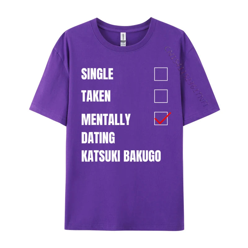 Funny Bakugo "Mentally Dating" T-Shirt