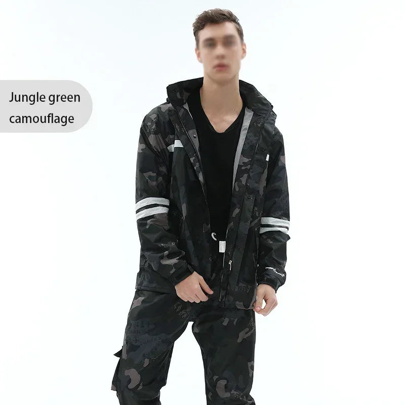 Waterproof Reflective Rain Suit – Jacket & Pants Set