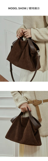 Genuine Leather Women Handbags Large Capacity Female Shoulder Crossbody Bag Fashion Cowhide Commuting Big Totes Bolsas