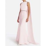 Women's Sleeveless Satin Evening Gown | Formal & Prom