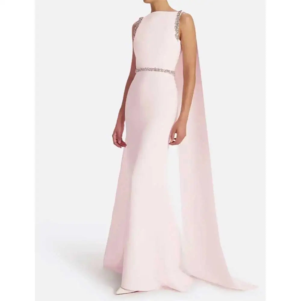 Women's Sleeveless Satin Evening Gown | Formal & Prom