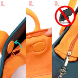 EVA Large Leather Shoulder Bag Handbag Tote Bag Storage for Women Casual Waterproof Beach Bag Hole Fit Charm Fashion Storage Bag