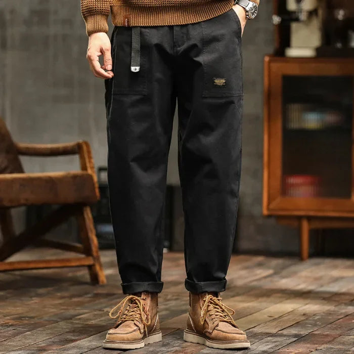 HIQOR Men's Relaxed Cargo Pants – Vintage Safari Style