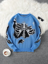 Men's Butterfly Jacquard Knit Sweater