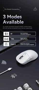 ATTACK SHARK X3/X3Pro Wireless Gaming Mouse PAW3395 26K DPI Tri-Mode Bluetooth Wired Ultra Lightweight High Quality Mouse