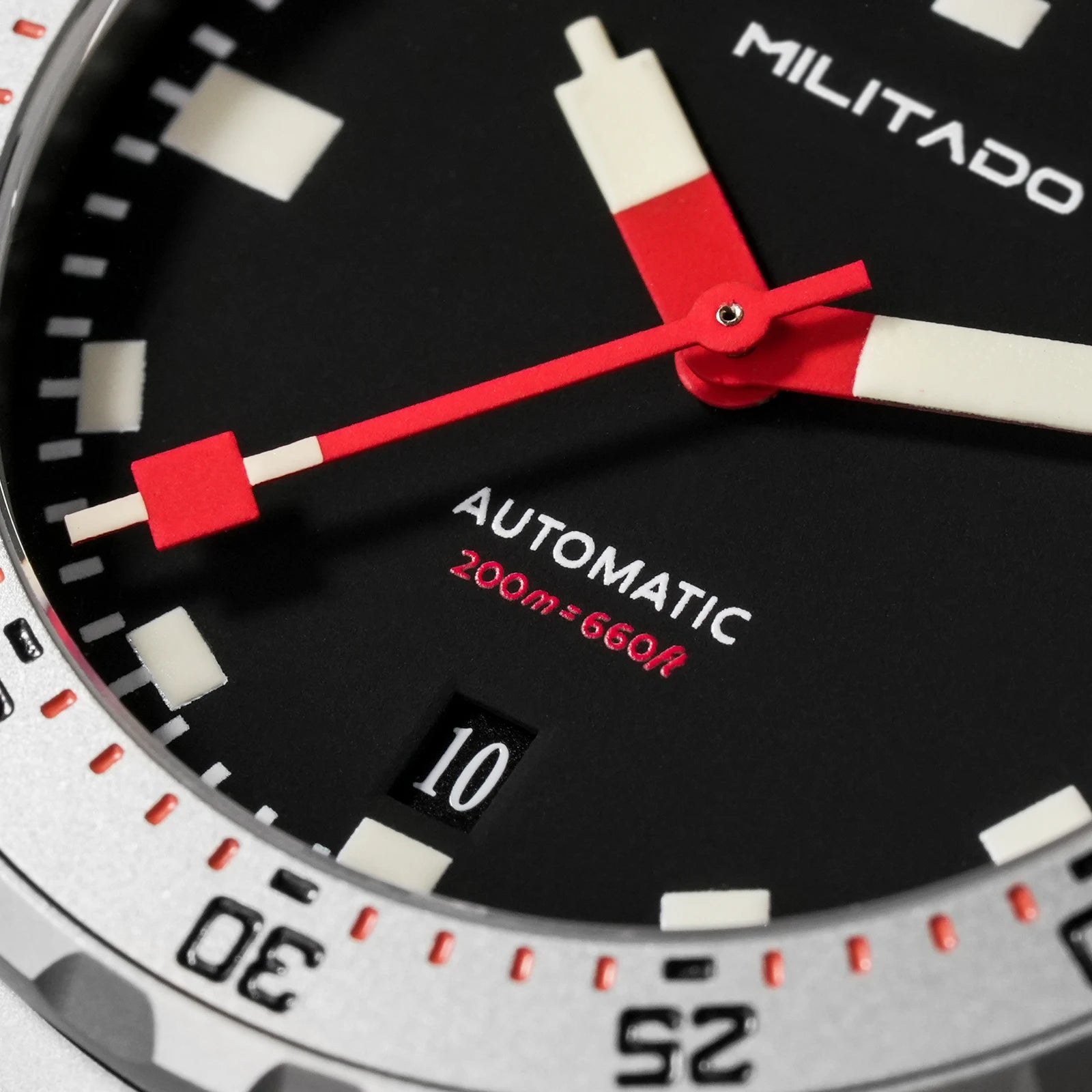 Militado New ML20 Automatic Mechanical Wristwatch PT5000 Sapphire 200M Waterproof Stainless Steel Bracelet 39Mm Luxury Watch Man