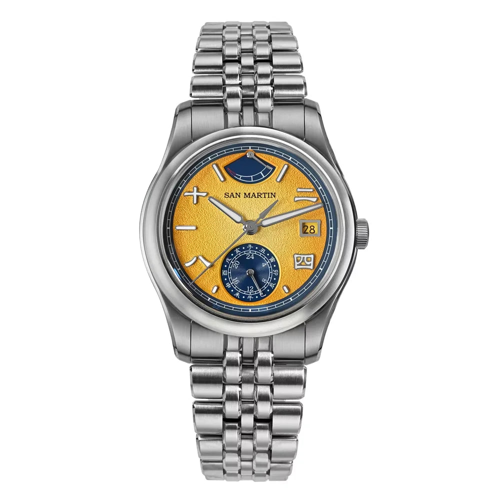 San Martin SN0144 39mm Power Reserve Automatic Watch
