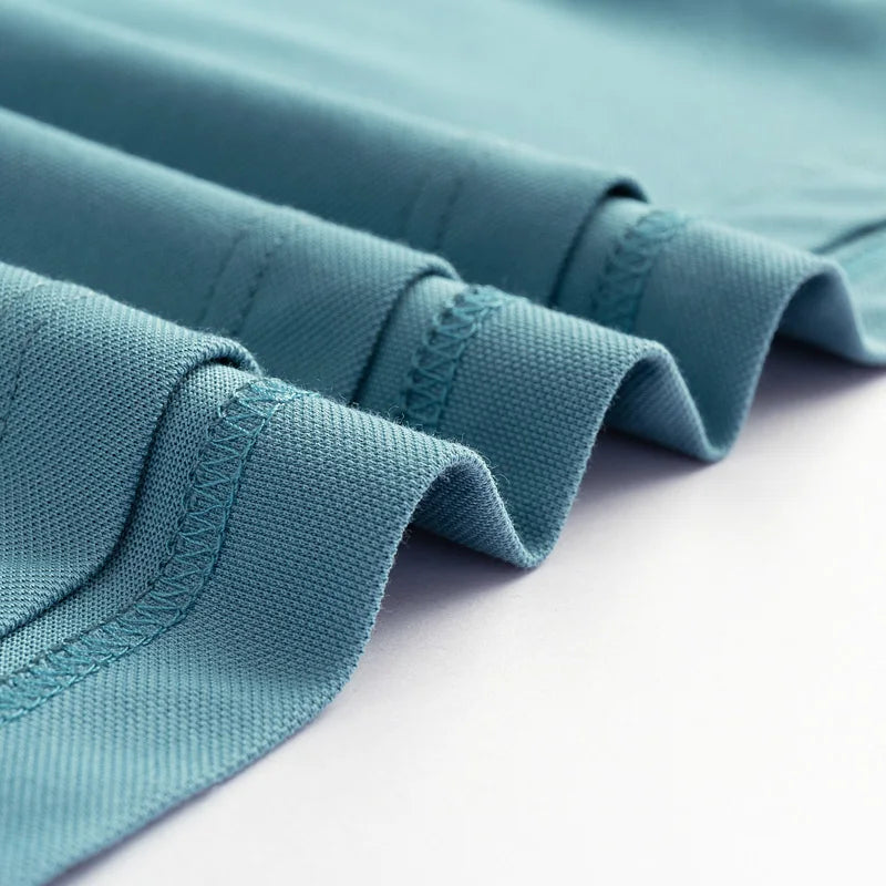 Men's Embroidered Polo Shirt – Breathable Summer Style