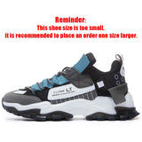 Men's Breathable Mesh Lace-Up Sneakers