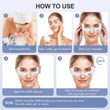 Electric Eye Massager Under-Eye Glasses Massager Eye Fatigue Relief Massager Red Light Relieves Eye Fatigue Eyes Massage Glasses