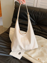 Large Capacity Solid Color Women's Shoulder Bag, Multifunctional Crossbody Bag, Women's Shoulder Tote Bag, Large Capacity Crossbody Tote Bag, Casual Work Bag