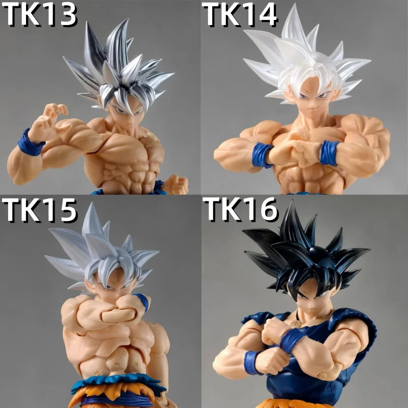 TKCUSTOM TK TK013 TK014 TK015 K016 Dragon Ball SHF Ultra Instinct Son Goku 3.0 Heads Custom Headsculpt Set Action Figures Toys
