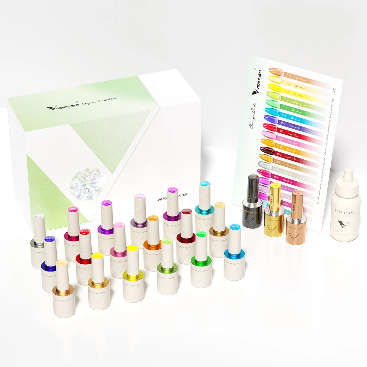 VENALISA 10ml Gel Polish Kit – HEMA & TPO Free