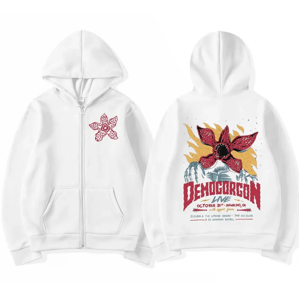 Eddie Munson Demogorgon Zipper Hoodie