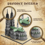 8614PCS Cologne Cathedral Building Blocks Gothic Church Architecture Modular Model Kit ,Assembly Toys for Adults Gift Home Decor