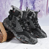 Men’s Winter High-Top Plush Sneakers