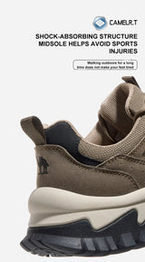 GOLDEN CAMEL Outdoor Hiking Shoes Men and Women Non-slip Breathable Sneakers Thick-soled Climbing Shoes for Men Shock Absorption