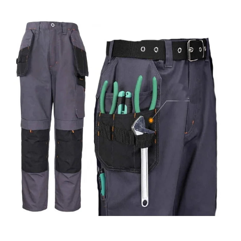 Men's Multi-Pocket Straight-Leg Cargo Pants