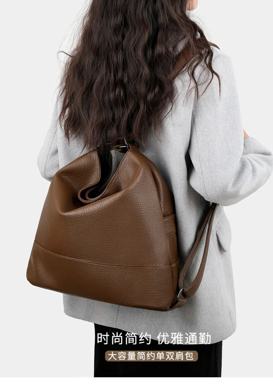 Top Quality Leather Backpack Women Bagpack Female Large Capacityf or Commute Travel School Backpack Shoulder Bags for Women Sac