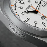 CADISEN TI-7 Autodyne Titanium Steel Automatic Mechanical Canvas Wristwatch MIYOTA 8215 Luminous Sapphire Waterproof Man Watches