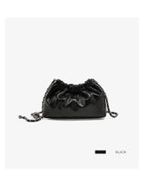 FOXER Genuine Leather Women Small Shoulder Bag Lady Fashion Mini Crossbody Handbag Purse Perfect Gift for Wife, Girlfriend