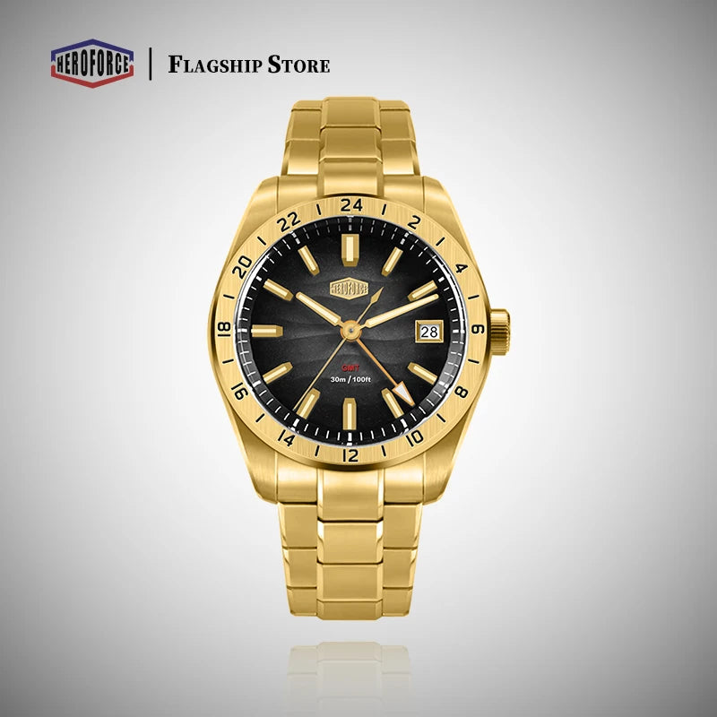 HEROFORCE GMT Men's Quartz Watch | Sapphire Crystal