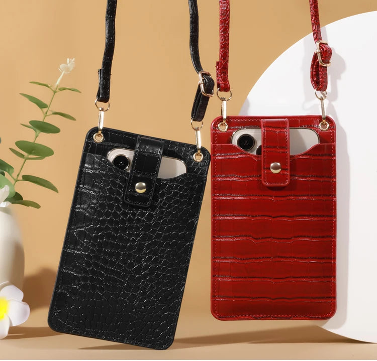 Women Mini Bag PU Leather Crossbody Purse Wallet Shoulder Pouch Mobile Phone Bag