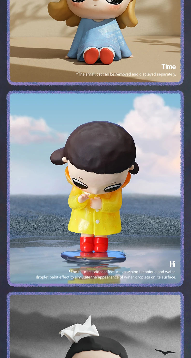 POP MART Nyota Growing Up By Your Way Series Blind Box Guess Bag Mystery Box Toys Doll Cute Anime Figure Desktop Ornaments
