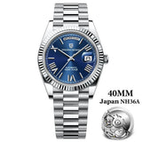 PAGANI DESIGN DD40 Men's Watches 2025 Top Luxury Automatic NH36A Mechanical Wristwatches AR Sapphire Mirror Watch For Men Clock