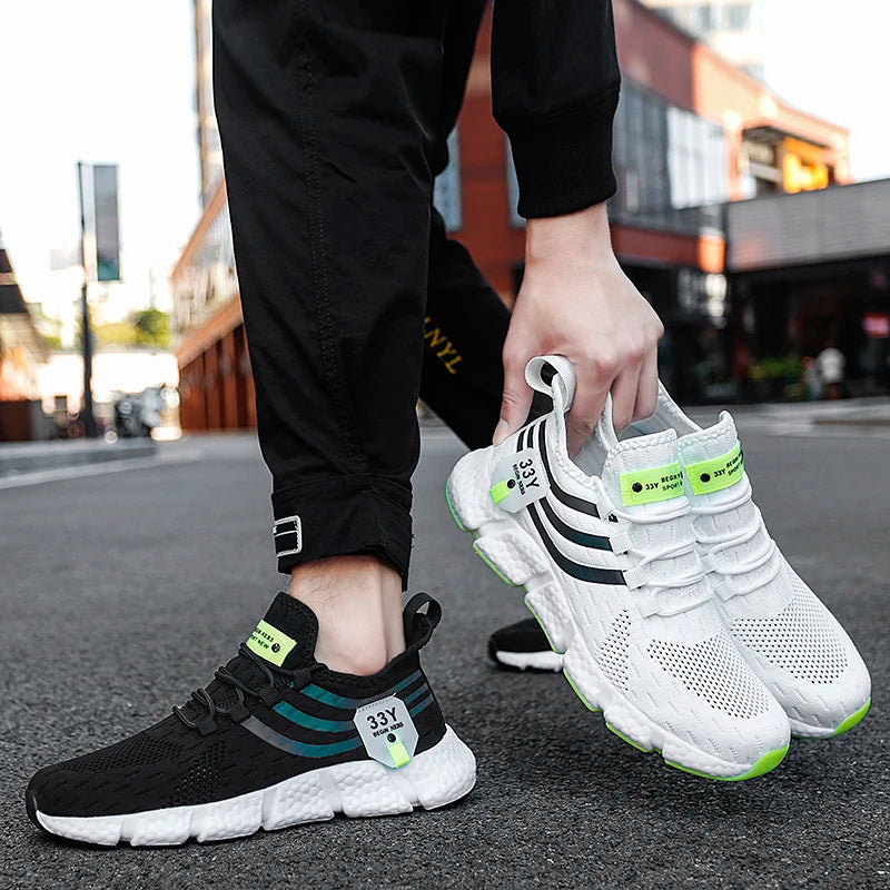 Men's Breathable Mesh Walking Sneakers