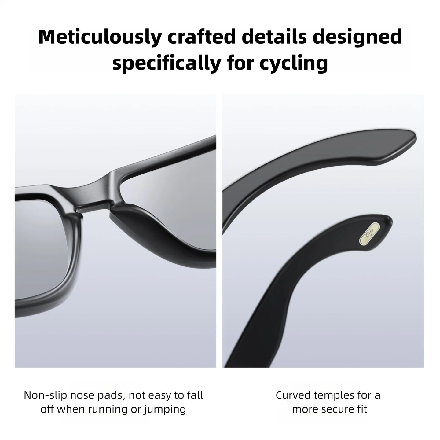 CAPONI Men's Polarized Photochromic Square Sunglasses