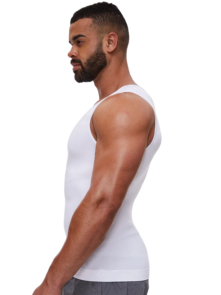 Men Body Shaper Slimming Compression Vest Undershirt Sexy Waist Trainer Tank Top Belly Control Workout Weight Loss Shapewear