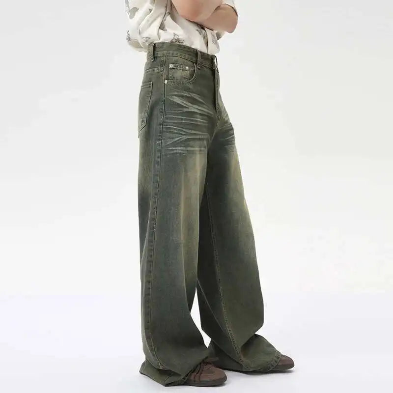 Men's Loose Straight-Leg Denim Jeans & Shorts