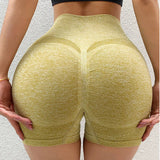 Women's High-Waist Push-Up Gym & Yoga Shorts