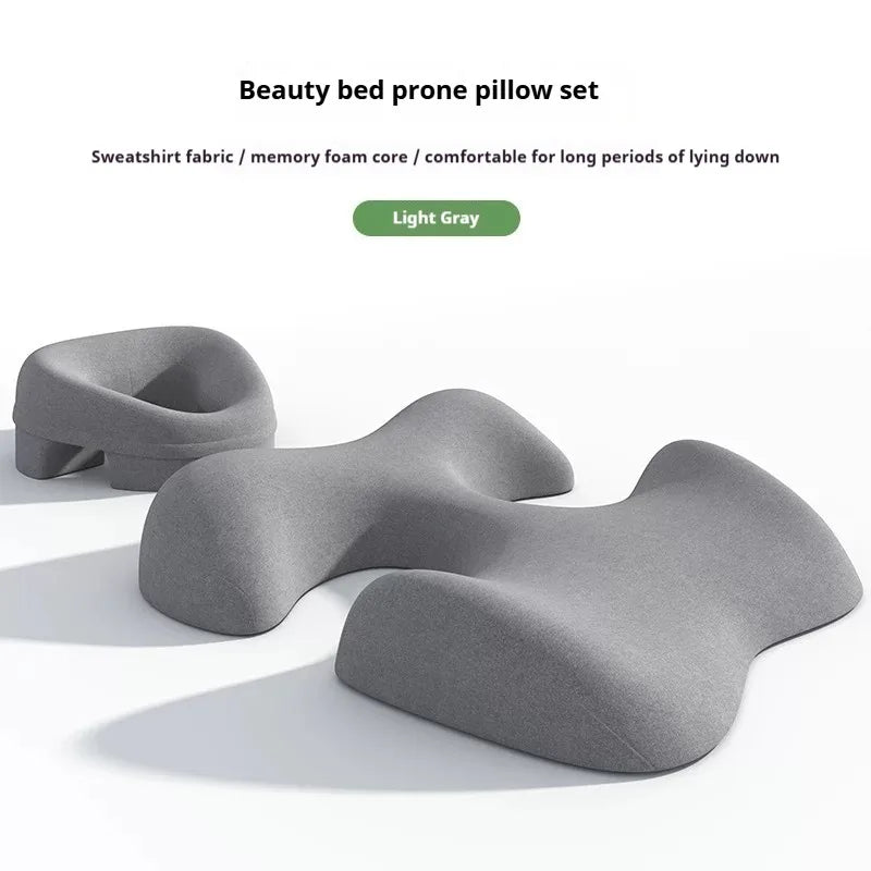 Professional Salon Facial Pillow for Face Down Massage, Ergonomic Face Cradle with Breathing Hole for Spa,Facial,Lash Extensions