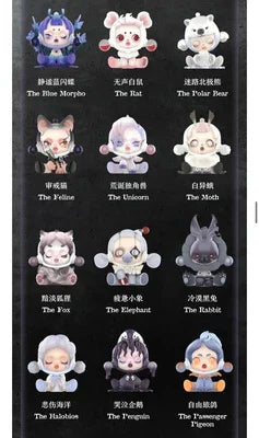 Pop Mart Skullpanda The Mare of Animals Series Blind Box Guess Bag Mystery Box Toys Doll Cute Anime Figure Ornaments Gift