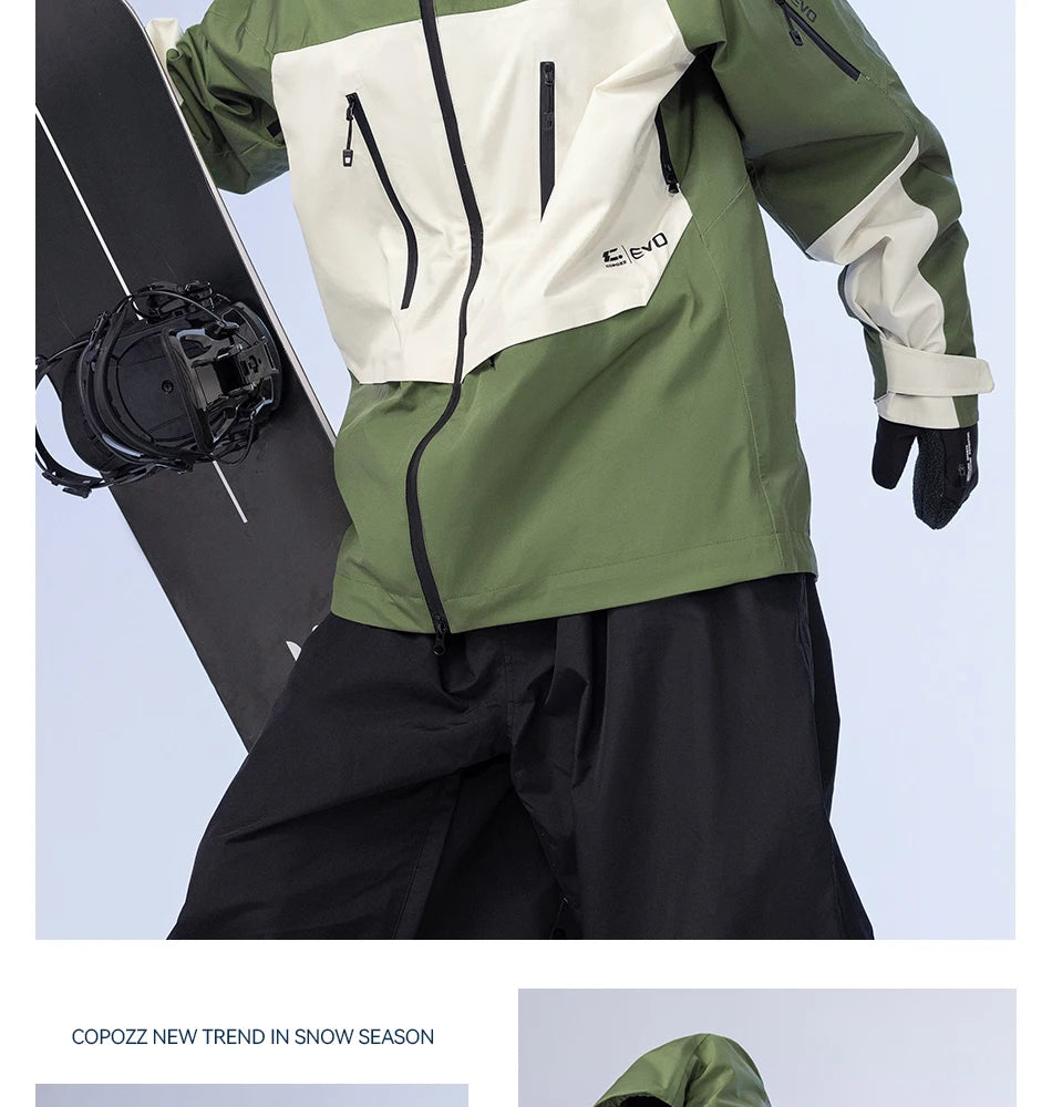 High-Performance Waterproof Ski & Snowboard Jacket