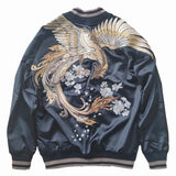 Sakura Phoenix Embroidered Sukajan Jacket