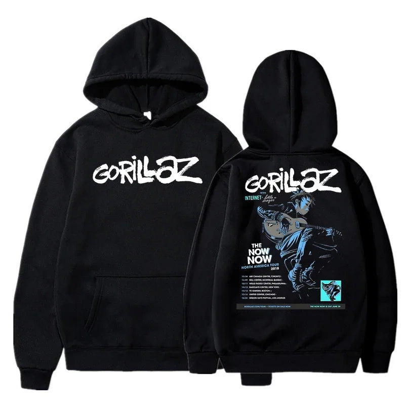 Gorillaz Graphic Hoodie with Relaxed Fit