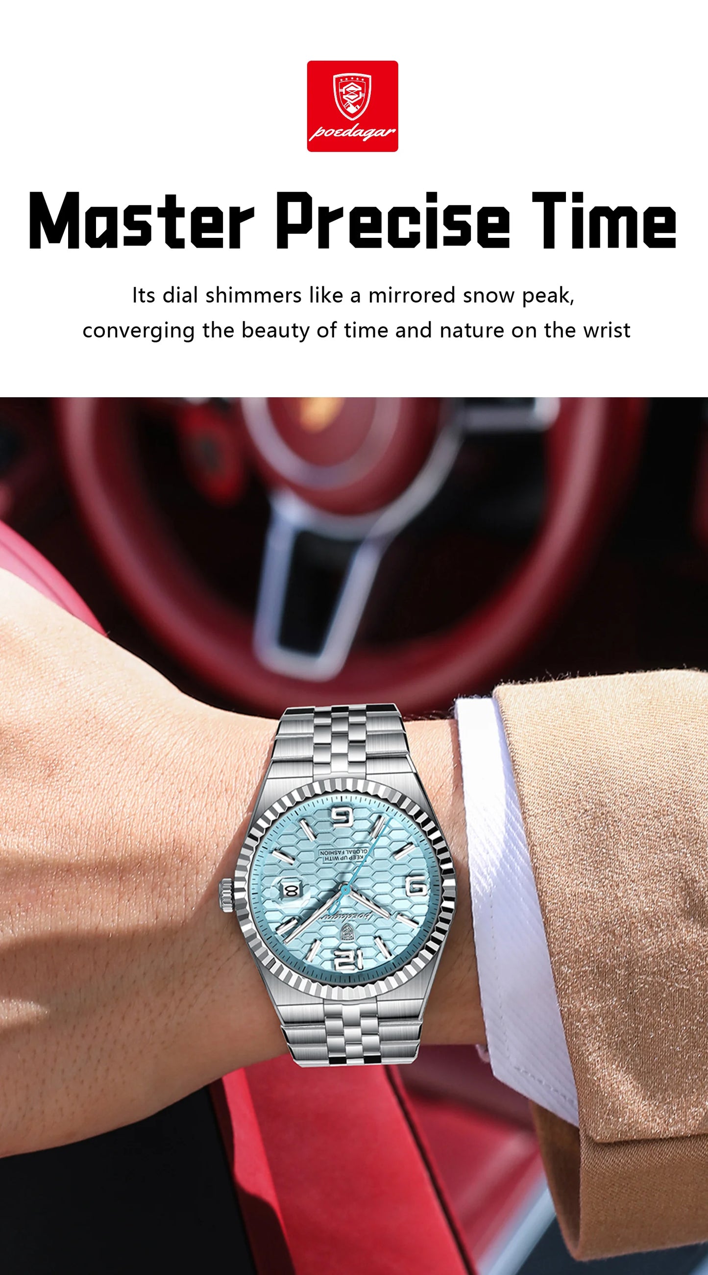 Luxury Men’s Quartz Wristwatch
