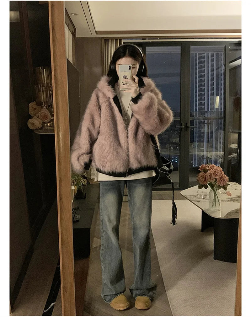 Double-Sided Hooded Winter Parka