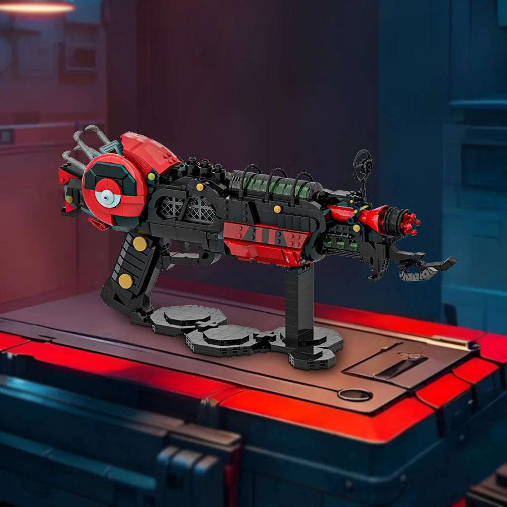 Gobricks MOC Call of Duty Ray Gun Mark 2 Bricks Model Ray Gun Mark II Building Blocks Laser Gun DIY Game Toys Gift