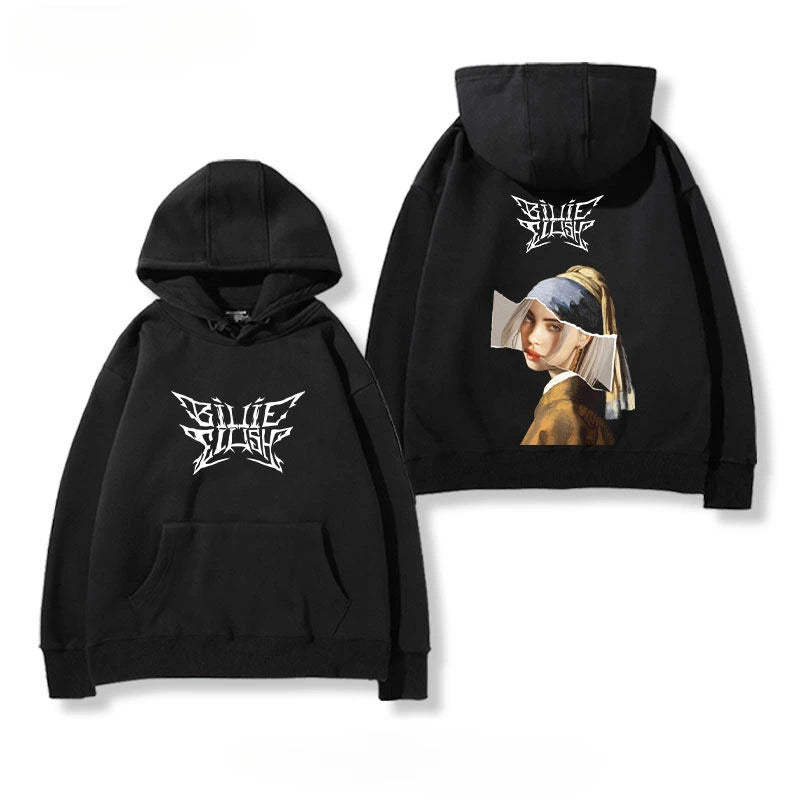 Billie Eilish Print Unisex Pullover Hoodie