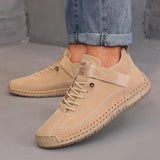 Women's Retro Leather Flat Loafers – Soft Sole
