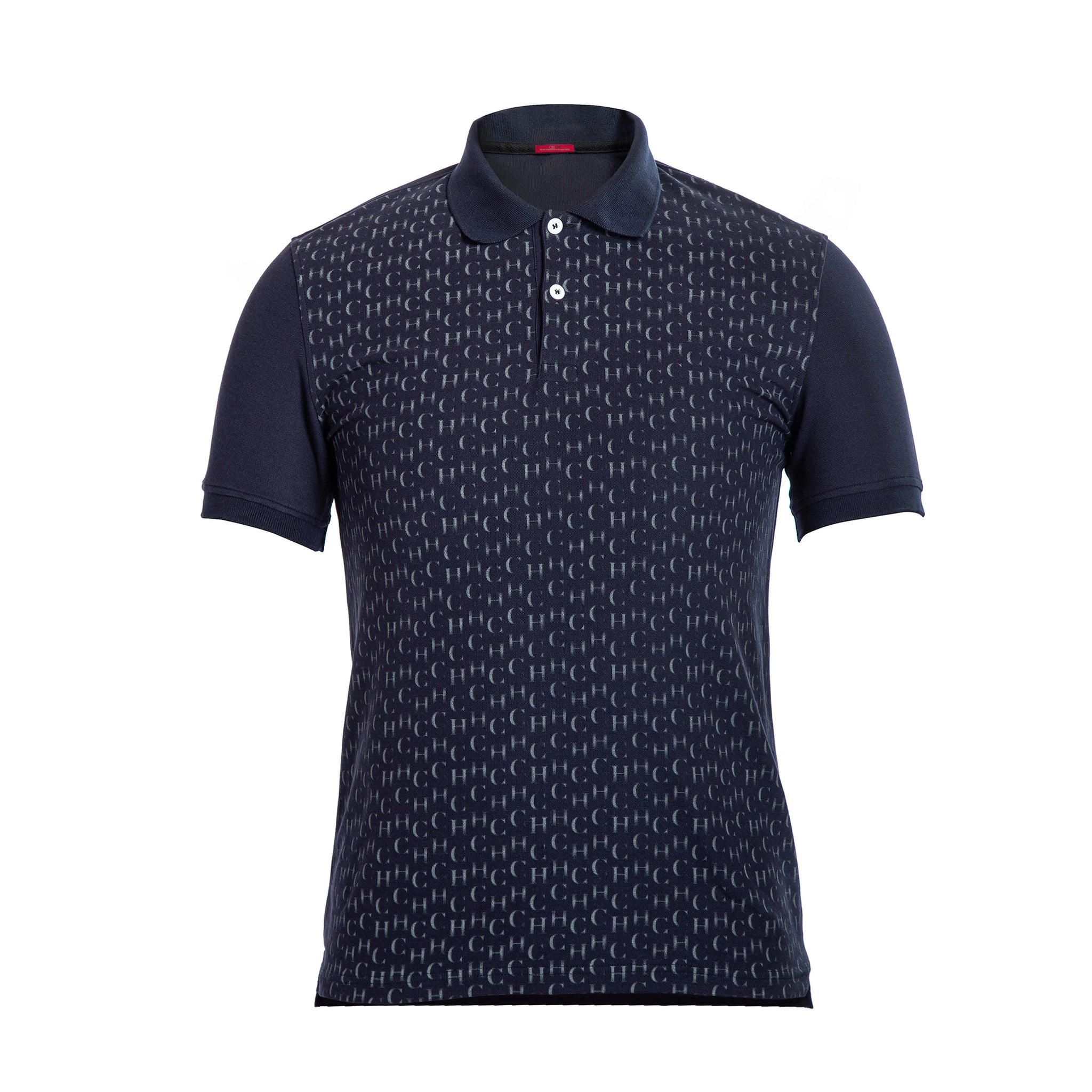 Men's Cotton Polo Shirt – Short Sleeve Patchwork Tee