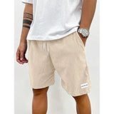 Men’s Retro Summer Shorts with Drawstring Waist