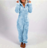Women’s Elegant Hooded One-Piece Jumpsuit