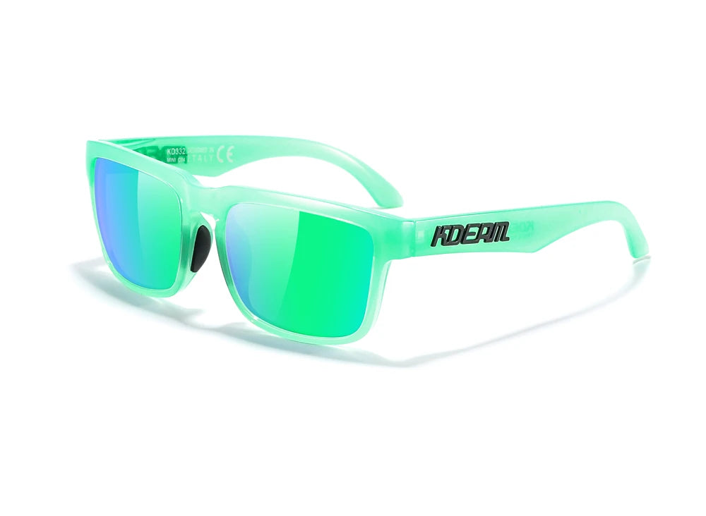 KDEAM For Young Age Small Size Polarized Sunglasses Reduce Glare and Enhance Clarity for Outdoor Sport Youthful Sun Glasses TR90